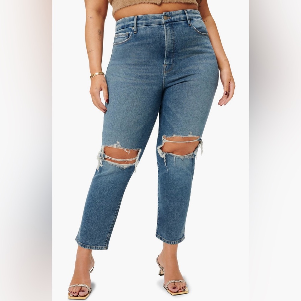 Good American Good Vintage Flare Jeans, Size 14